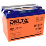 AGM аккумулятор Delta GEL 12-75